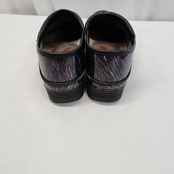 DANSKO LT Pro Size 38 7.5-8 Wavy Lines Patent Leather O - Picture 4 of 10
